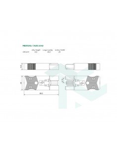 Conector Hembra aéreo de 3 polos de Mmconecta 2