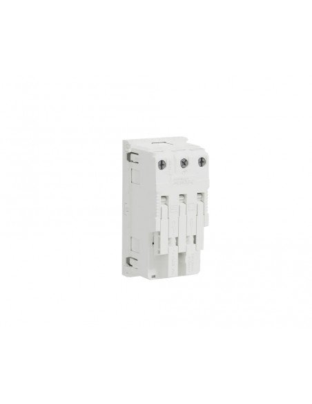 Módulo doble schuko para puesto de trabajo de Schneider