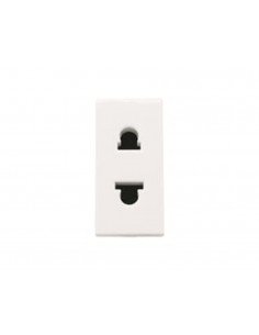 Base enchufe estrecha mixta Blanca Serie Zenit N2135 BL de Niessen