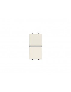 Pulsador estrecho sin grabar Blanco N2104.7  BL Serie Zenit de Niessen