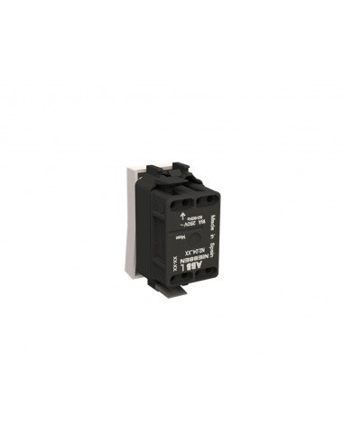 Pulsador estrecho sin grabar Blanco N2104.7  BL Serie Zenit de Niessen