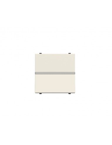 Pulsador ancho sin grabar Blanco N2204.7 BL Serie Zenit de Niessen