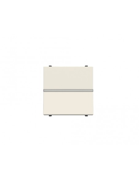 Pulsador ancho sin grabar Blanco N2204.7 BL Serie Zenit de Niessen