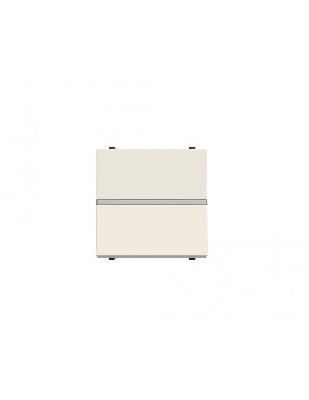 Pulsador ancho sin grabar Blanco N2204.7 BL Serie Zenit de Niessen