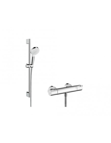 Set de ducha termostática Crometta Vario Ecostat 27812400 de Hansgrohe