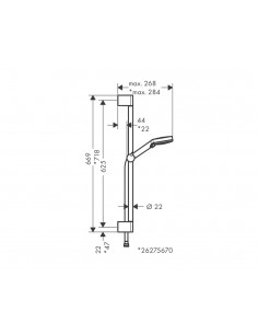 Set de ducha Vernis Blend Vario de Hansgrohe 2