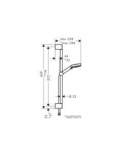 Set de ducha Vernis Blend Vario de Hansgrohe 2