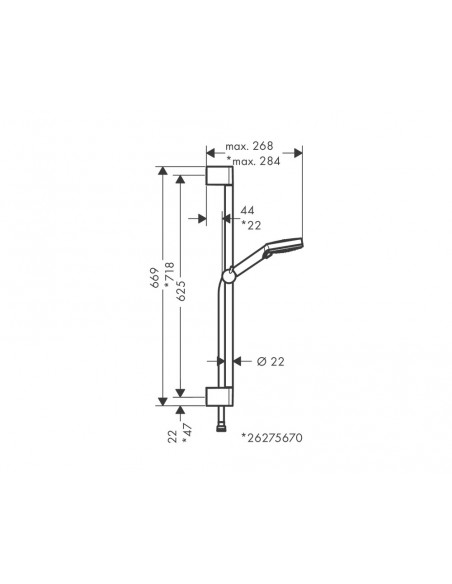 Set de ducha Vernis Blend Vario de Hansgrohe