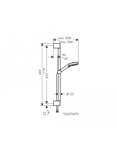 Set de ducha Vernis Blend Vario de Hansgrohe