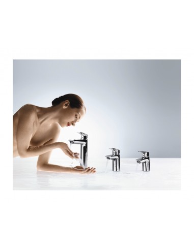 Grifo de lavabo Logis con vaciador PUSH-OPENde Hansgrohe