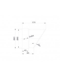 Terminal direccional en Inox 316 para calderas de condensación 2