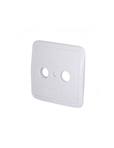 Tapa toma TV/R-SAT Blanca MTB de Ekselans