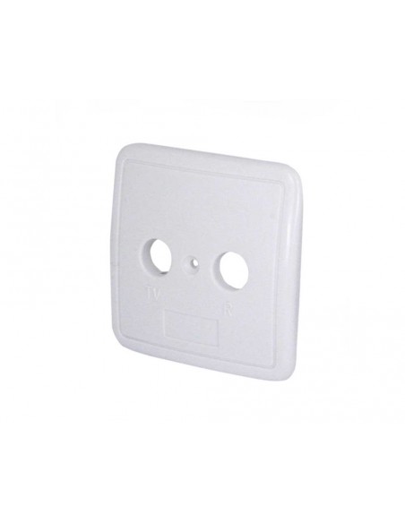 Tapa toma TV/R-SAT Blanca MTB de Ekselans