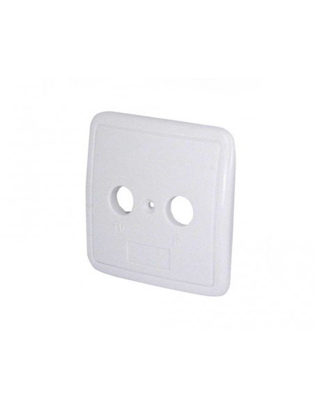 Tapa toma TV/R-SAT Blanca MTB de Ekselans