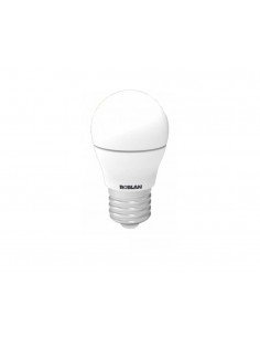 Bombilla Led esférica PC Mate 5W 3000K LEDA1505E27C de Roblan