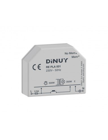 Regulador para bombillas incandescentes y halógenas RE.PLA.001 de Dinuy