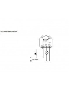 Regulador para bombillas Led con bornas RE PLA LE3 de Dinuy 2