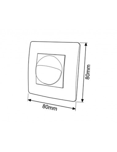 Detector de movimiento para caja universal 3 hilos  DM CAM 001 de Dinuy