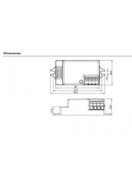 Detector de movimiento oculto(alta frecuencia)  DM HF1 000 de Dinuy