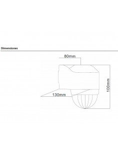 Detector de movimiento de pared DM SUP 002 de Dinuy 2