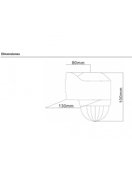 Detector de movimiento de pared DM SUP 002 de Dinuy