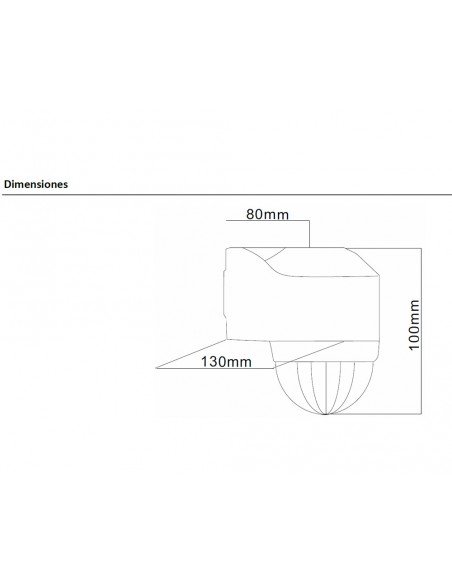 Detector de movimiento de pared DM SUP 002 de Dinuy