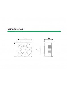 Programador enchufable analógico IH TIM 001 de Dinuy 2