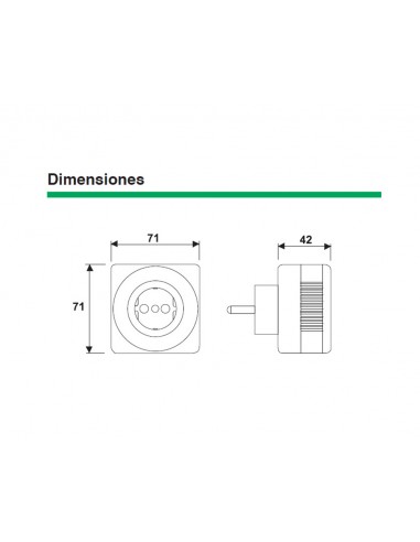 Programador enchufable analógico IH TIM 001 de Dinuy