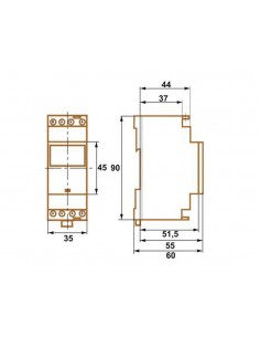 Interruptor horario digital semanal de Dinuy 2