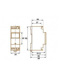Interruptor horario digital semanal de Dinuy 2