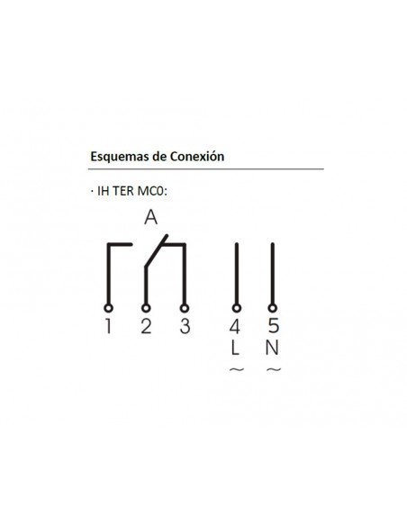 Interruptor horario digital semanal de Dinuy
