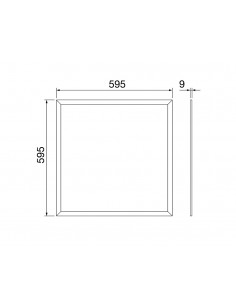 Panel Led empotrable ELIA PL 60X60 33W 4000K de Gewiss 2