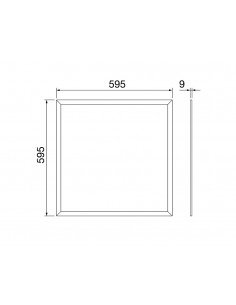 Panel Led empotrable ELIA PL 60X60 33W 4000K de Gewiss 2