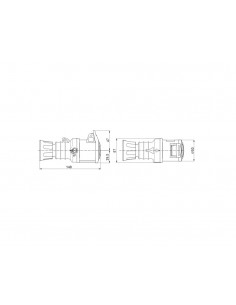 Base aérea móvil recta HP de Gewiss 2