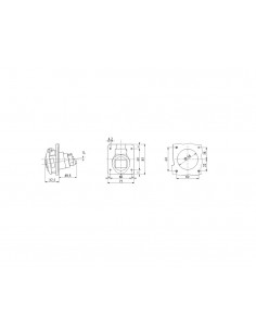 Base fija de empotrar a 10° HP IP44/IP54 de Gewiss 2