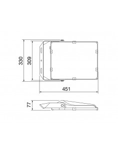 Proyector Led para exterior ELIA FL ASIMETRICO 4000K S ALONE C de Gewiss 2
