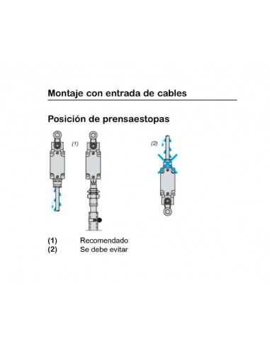 Interruptor posición actuador mola metal XCKJ561H29 de Telemecanique