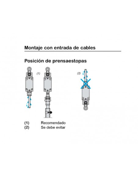 Interruptor posición actuador mola metal XCKJ561H29 de Telemecanique