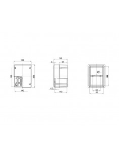 Caja de derivación con tapa alta GW44217 de Gewiss 2