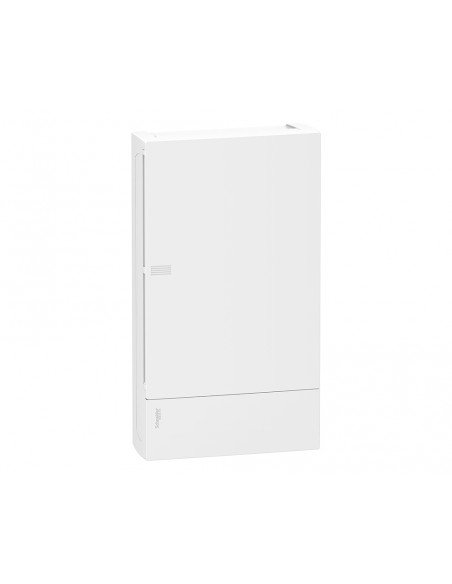 Armario de superficie 12 módulos por fila con puerta opaca RESI9 de Schneider