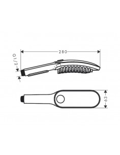 Teleducha para perros DogShower 150 3jet de Hansgrohe 2