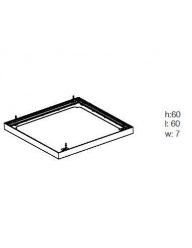 Kit para montar en superficie paneles 60X60...