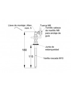 Juego de fijación atornillada a correas de acero (10 uds) S01.1 de Sunfer 2