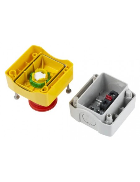 Seta de emergencia 1NC montaje superficial girar para desenclavar XALK178 de Schneider