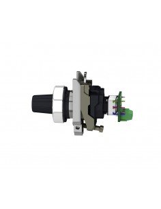 Potenciómetro completo metálico 4.7k XB4BD912R4K7 de Schneider 2