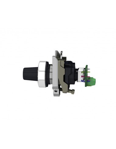 Potenciómetro completo metálico 4.7k XB4BD912R4K7 de Schneider