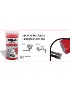 Bote hilo sellador de roscas 160ml UNI-FIL de Collak 2