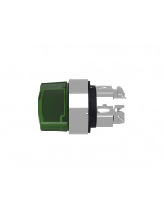 Cabeza selector luminoso verde de Schneider 2