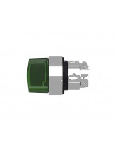 Cabeza selector luminoso verde de Schneider 2