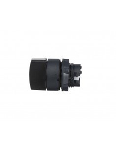 Cabeza selector negra 2 posiciones fijas ZB5AD2 de Schneider 2